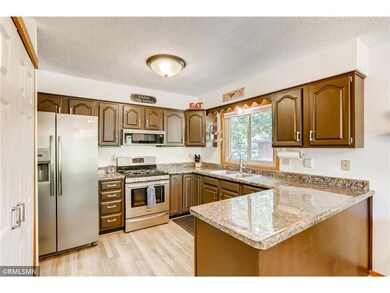 Stainless steel appliances and plenty of cabinetry