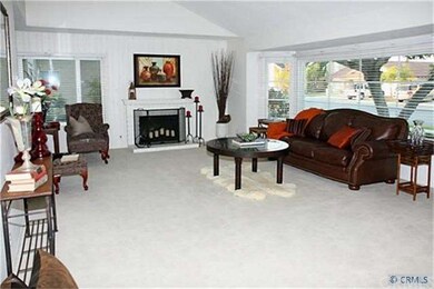 Huge Living Room with Vaulted Ceiling, Fireplace, 