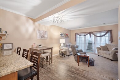 is totally open to the living space!