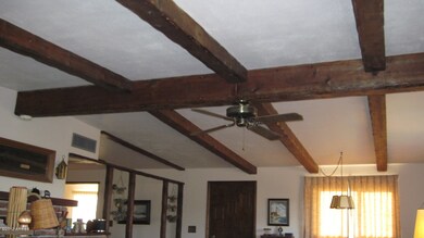 Beams in ceiling