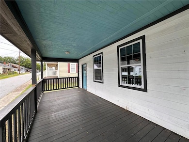 View of wooden porch