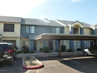 Front View of Home with Carports