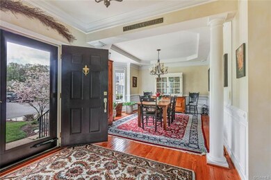 Foyer looking into Dining Room