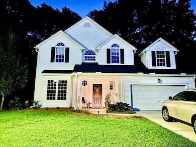 1496 Front of house at dusk