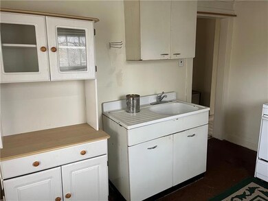 Kitchen in upper unit