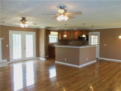 View from the front door, showing the openess.