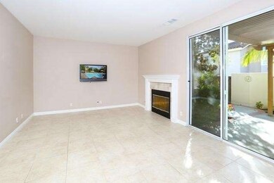 This is a view of the living room with sliding doo