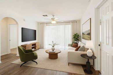 Virtually staged- Bright openconcept Living Room