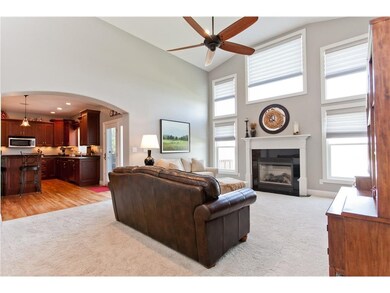 Great Room opens to the Kitchen