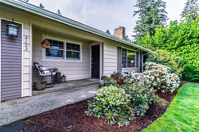 Just one step from walk way to front door.