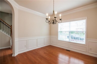 Views of dining room
