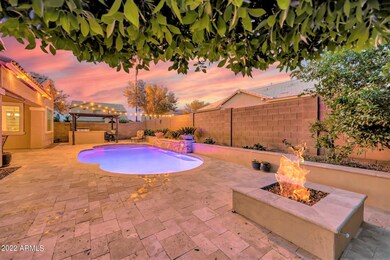 twilight fire pit and pool