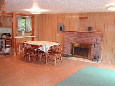 Living Room, Kitchen, and Fireplace