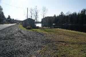 Bait & Tackle Shop and parking area