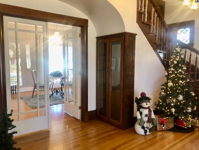 Full view glass doors lead you from the foyer to t