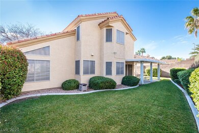Beautifully landscaped and covered patio