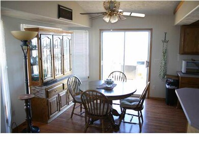Kitchen and slider to upper deck