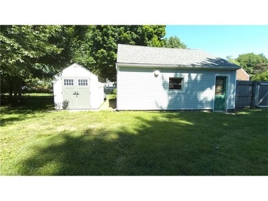 Shed and 2-car garage with access from backyard
