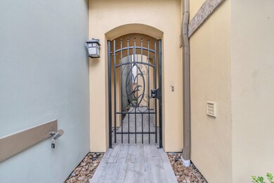 Another gated entrance to the house for your safety.