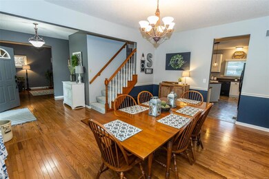 Formal Dining looking to foyer and kitchen