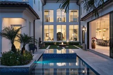 Pool and rear of home