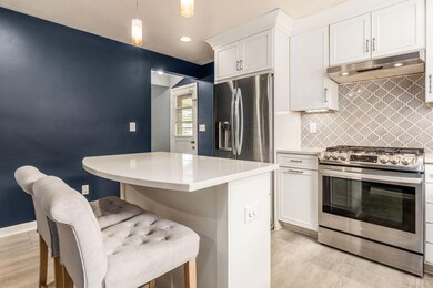 Kitchen with Side Door to Carport