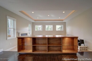 Custom handcrafted walnut buffet . . .
