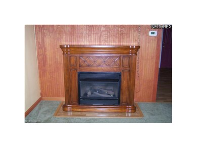 The new gas fireplace will keep you warm in the co