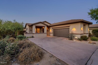 Front exterior - extended width garage