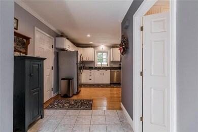 From entry hall to kitchen with 1/2...