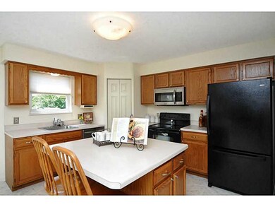 Kitchen. The large kitchen island creates a great 