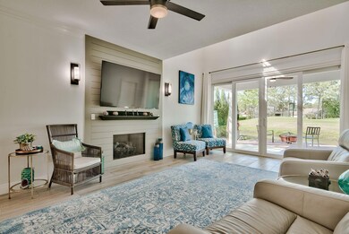 Living Room with Golf & Lake Views