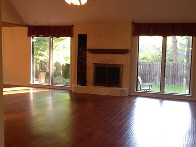 Lovely natural light with windows and french doors