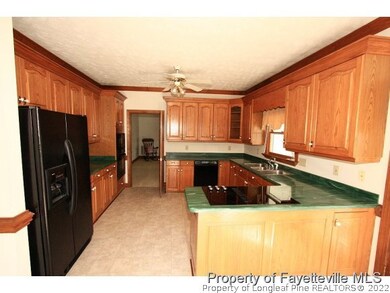 Lots of kitchen cabinets!