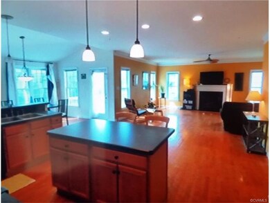 LONG VIEW FROM KITCHEN TO FAMILY ROOM