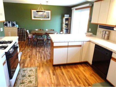 Kitchen. view from side doorway..