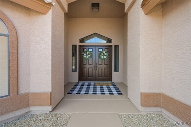 Double door welcoming entryway