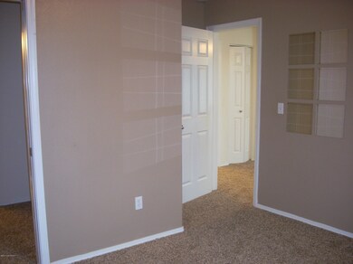 View from master window to dining area