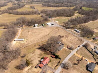 Bird's eye view featuring a rural view