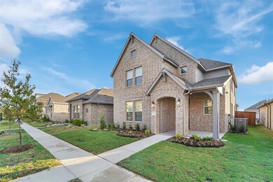 View of front of property featuring a front yard a