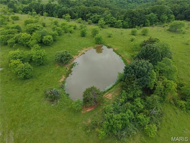 Aerial view of a nearby body of water