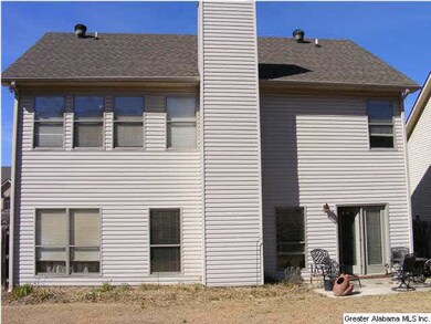 The back of this home helps depict just how large 