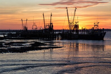 Walk to amazing sunsets on the Fernandina harbor