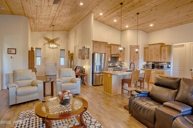 Great Room into Kitchen & Entry