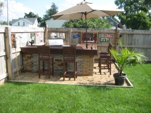 bar area