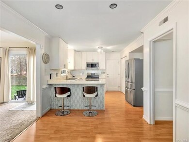 A WOW kitchen! Totally renovated with classic whit