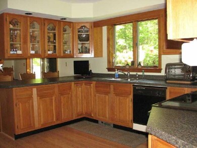Kitchen. New counters & view to the...
