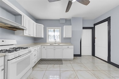 virtually staged kitchen