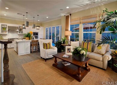 Rustic wood flooring, marble island, farm house si