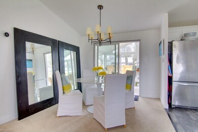 Large, open formal dining room, new lighting and n